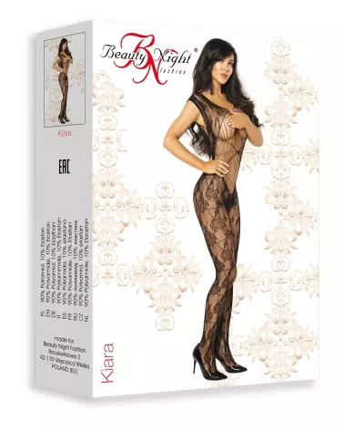 Image du Kiara Bodystocking Noir par Beauty Night, lingerie élégante et séduisante-3
