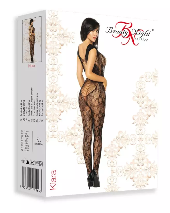 Image du Kiara Bodystocking Noir par Beauty Night, lingerie élégante et séduisante-4