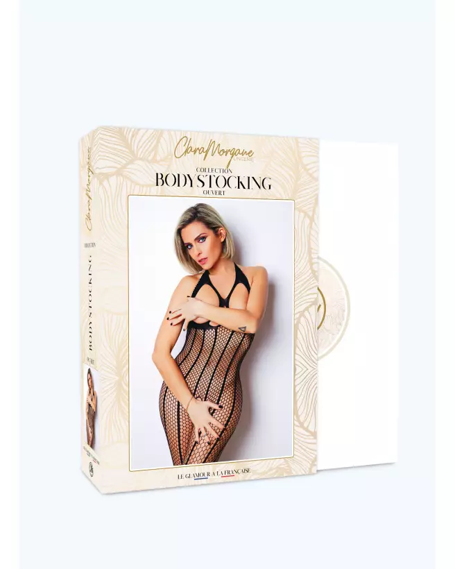 Bodystocking Clara Morgane en lingerie sexy adaptable à toutes morphologies-3
