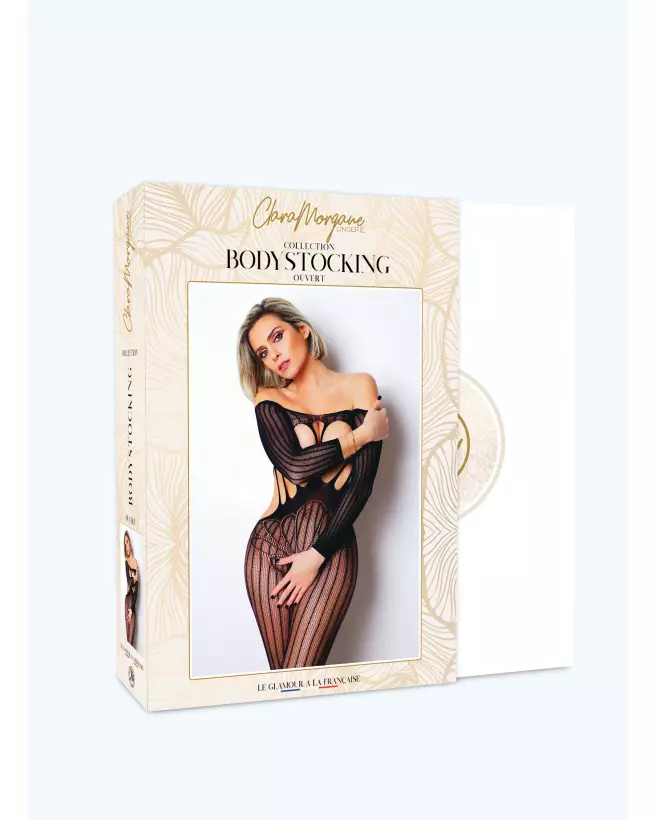 Image du Bodystocking Numéro 5 de la collection Clara Morgane Lingerie-3