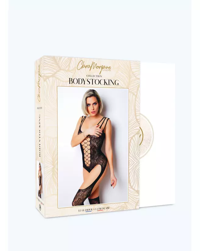 Clara Morgane Lingerie Numéro 9 Bodystocking élégant et sensuel-3
