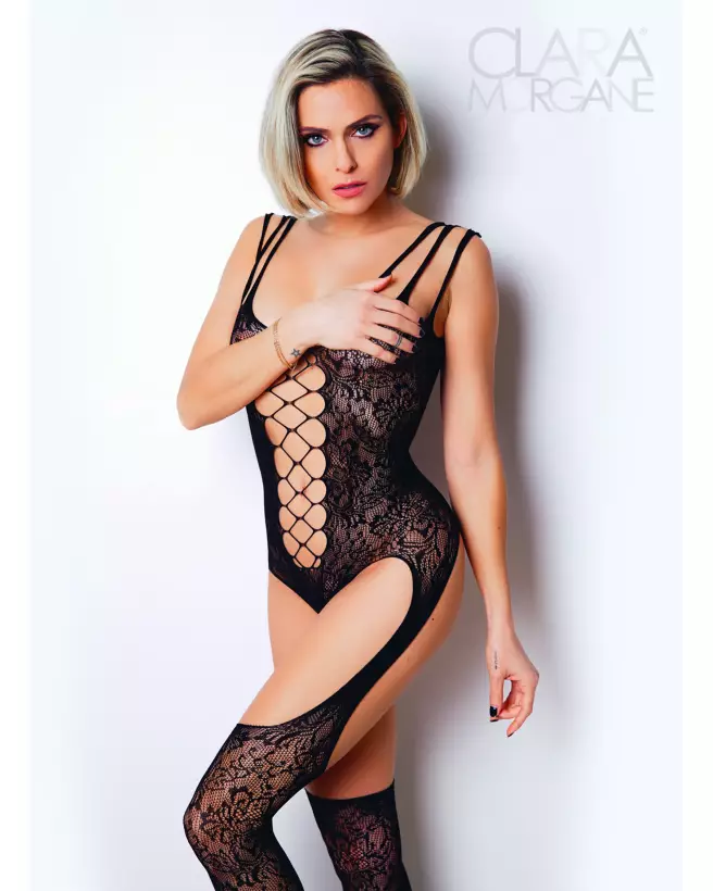 Clara Morgane Lingerie Numéro 9 Bodystocking élégant et sensuel-1