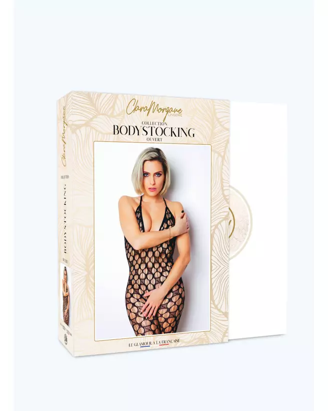 Image du Bodystocking Numéro 11 par Clara Morgane, lingerie sensuelle et élégante-3