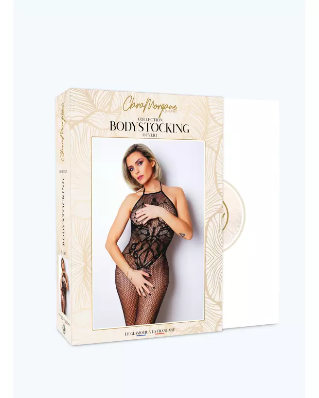 Image du Bodystocking Numéro 12 de la collection Clara Morgane Lingerie, élégance et confort.-3