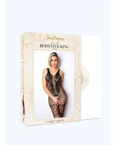 Bodystocking Numéro 14 Clara Morgane en tenue élégante et sensuelle-3