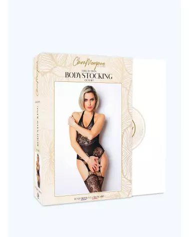 Bodystocking N°15 Clara Morgane en dentelle noire-3