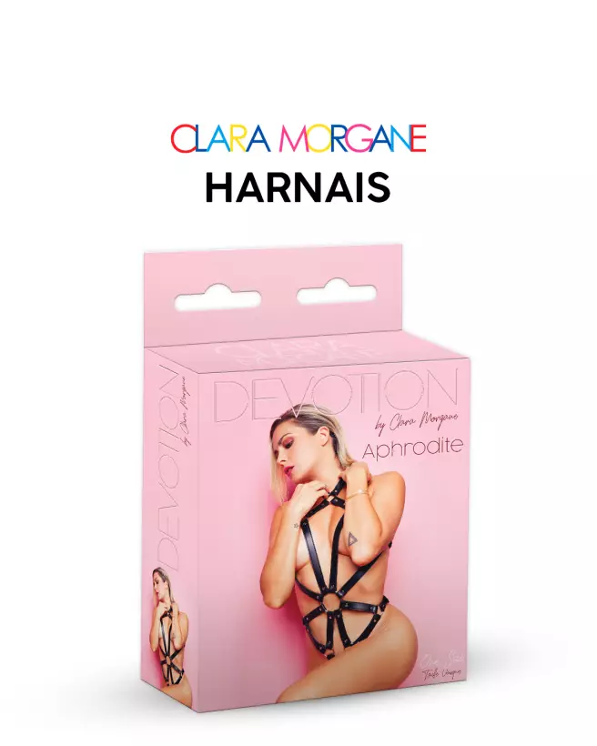 Harnais Aphrodite Clara Morgane - Accessoire en simili cuir pour un look sexy et audacieux
