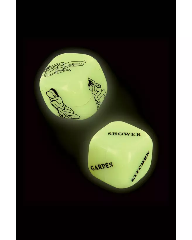 Image des dés lumineux BIG GLOWING DICE de FUN NOVELTIES pour jeux de société-1