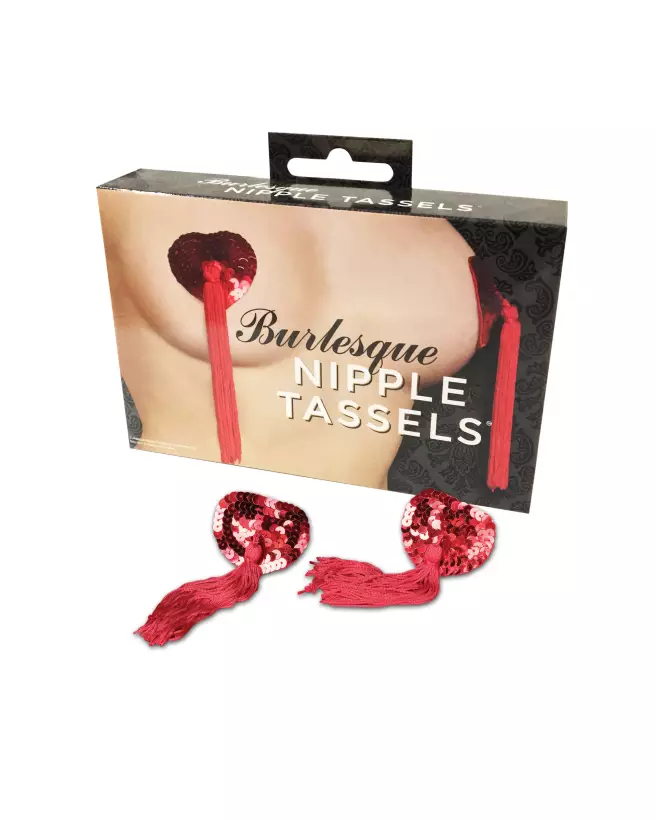 Cache-tétons burlesque avec paillettes Spencer-Fleetwood pour séduction élégante-1