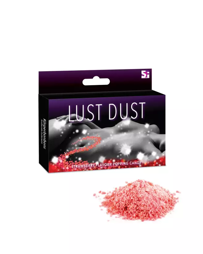 Image du bonbon pétillant Lust Dust goût fraise de SPENCER-FLEETWOOD-1
