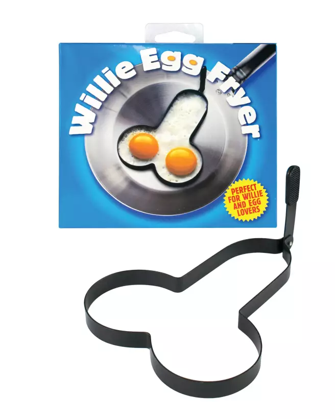 Moule à oeuf humoristique WILLIE EGG FRYER de SPENCER-FLEETWOOD pour petit-déjeuner original-1
