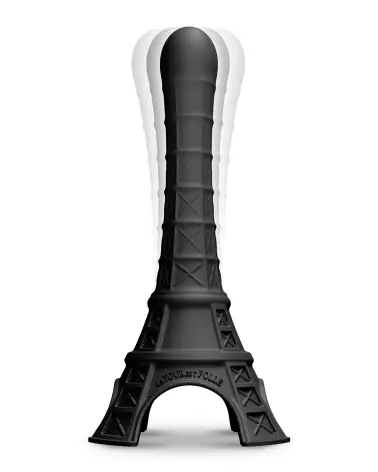 Image de LA TOUR EST FOLLE VIB BLACK, produit humoristique et original-1