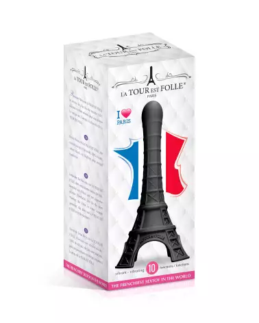 Image de LA TOUR EST FOLLE VIB BLACK, produit humoristique et original-2