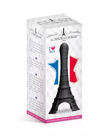 Image de La Tour Est Folle Black, produit d'humour inédit-2