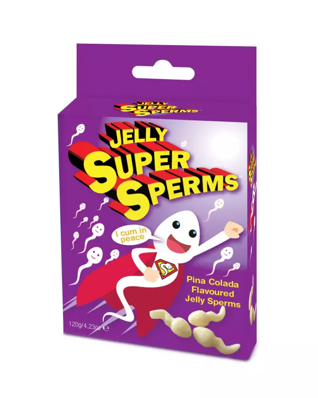 Image des Jelly Super Sperms de Spencer-Fleetwood, bonbons à croquer humoristiques-2