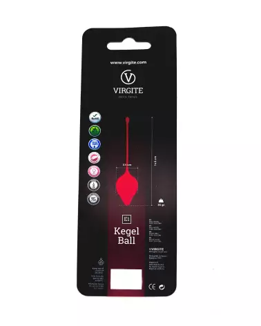 Photo de la Boule Kegel Noire Virgite pour exercices de plancher pelvien-3