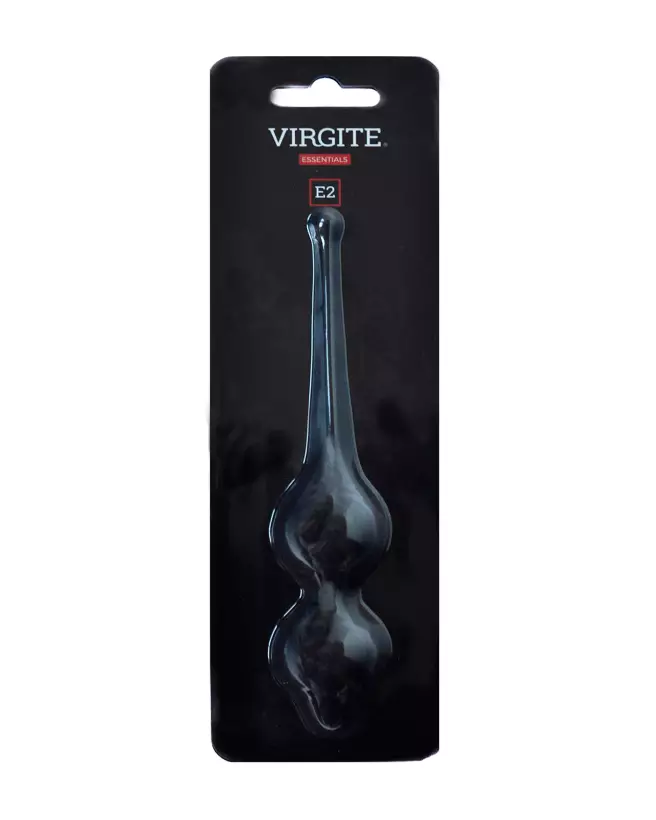 Double Boules Kegel Noires Virgite pour renforcement pelvien-2