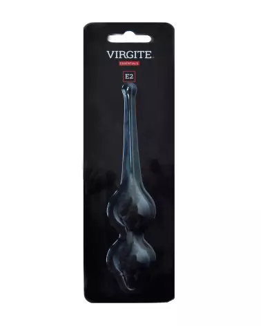 Double Boules Kegel Noires Virgite pour renforcement pelvien-2