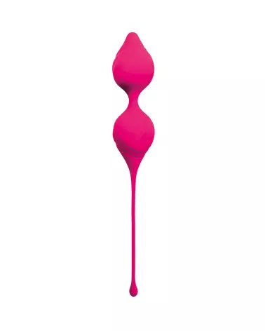 Image des Boules de Geisha DOUBLE BOULE KEGEL ROSE de Virgite pour renforcement pelvien-1