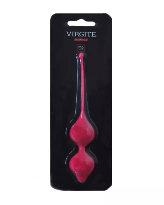 Image des Boules de Geisha DOUBLE BOULE KEGEL ROSE de Virgite pour renforcement pelvien-2