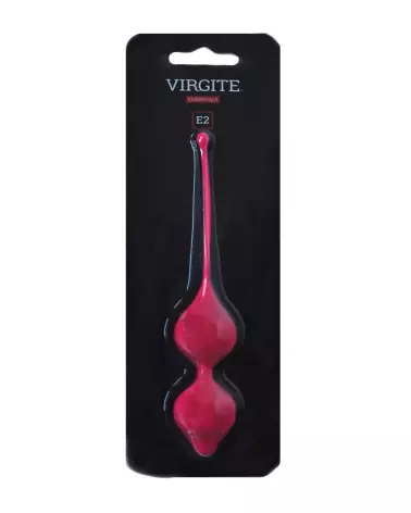 Image des Boules de Geisha DOUBLE BOULE KEGEL ROSE de Virgite pour renforcement pelvien-2
