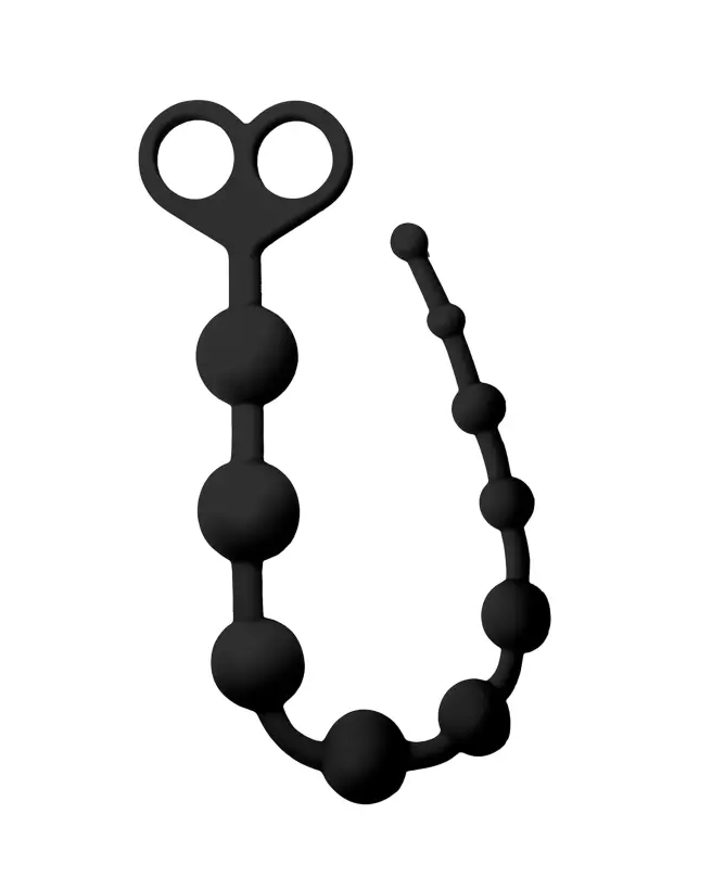 Image de Chaine Anale Noire Virgite pour stimulation et plaisir anal-1