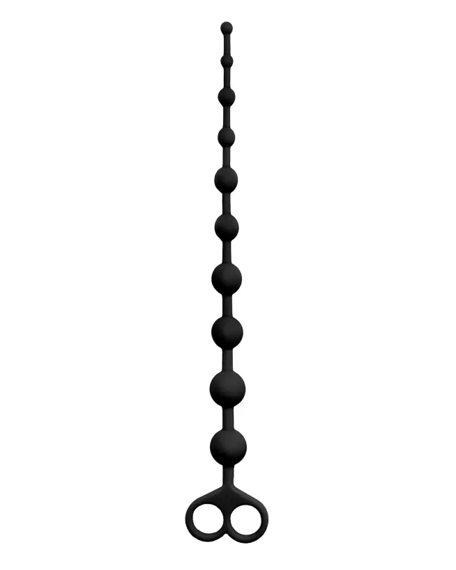 Image de Chaine Anale Noire Virgite pour stimulation et plaisir anal-3