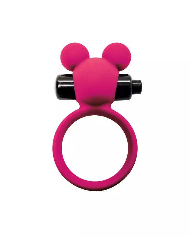 Image de l'Anneau Vibrant Rose Virgite pour stimulation et plaisir durable-1