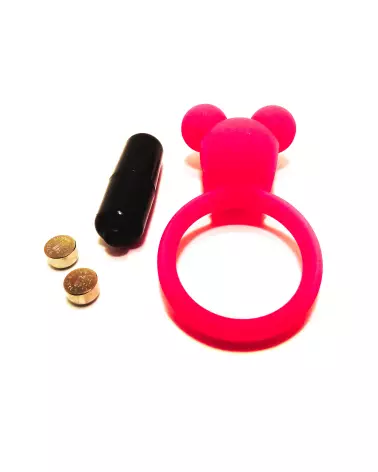 Image de l'Anneau Vibrant Rose Virgite pour stimulation et plaisir durable-3