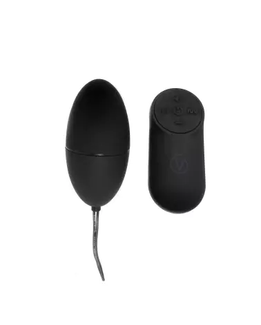 Image de l'Oeuf Vibrant Black Virgite G2 avec télécommande, sextoy discret et puissant-1
