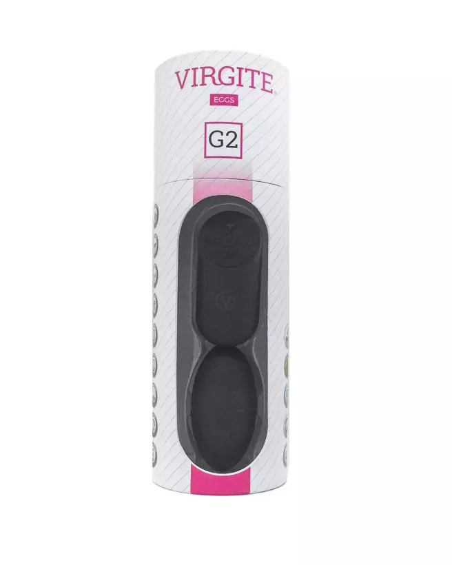 Image de l'Oeuf Vibrant Black Virgite G2 avec télécommande, sextoy discret et puissant-2