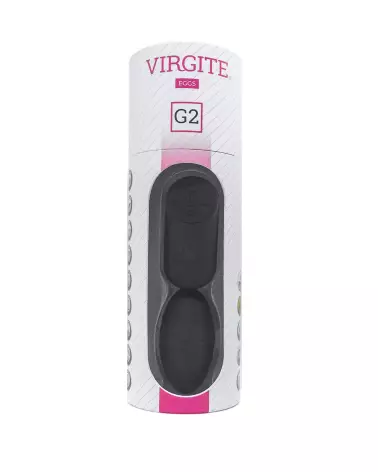 Image de l'Oeuf Vibrant Black Virgite G2 avec télécommande, sextoy discret et puissant-2