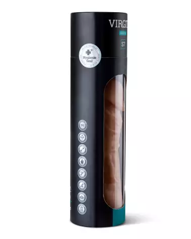 Image de la gaine pénienne REALISTIC SLEEVE S7 de Virgite, texture réaliste et durable pour amélioration de performance-4