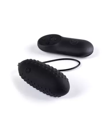 Oeuf vibrant télécommandé noir G4 Virgite pour plaisir discret-1
