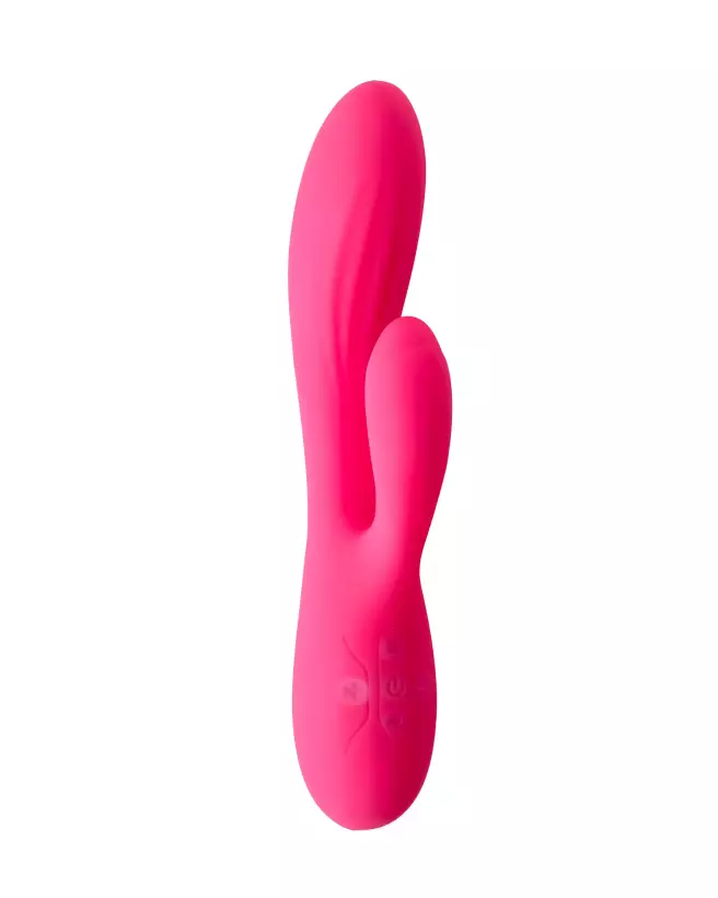 Image du DUAL VIBRATOR ROSE V1 de Virgite, rabbit vibrant rose pour stimulation intense-3
