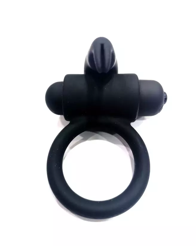 Image de l'Anneau Vibrant E9 Noir Virgite pour amélioration endurance et plaisir-3