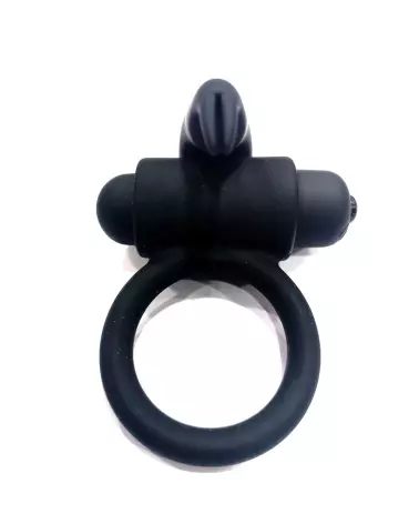 Image de l'Anneau Vibrant E9 Noir Virgite pour amélioration endurance et plaisir-3