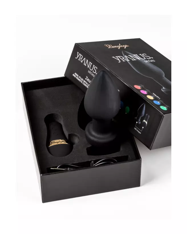 Image du Plug Anal Vibrant Zeus Yranus L par LANGLOYS-5
