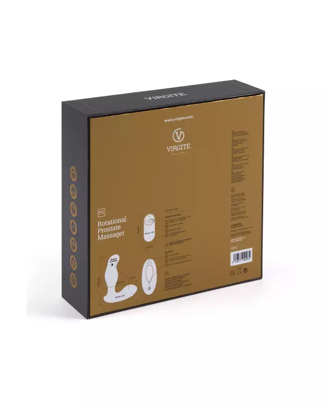 Image du Masseur Prostatique Rotatif P2 de Virgite pour stimulation prostatique intensive-5