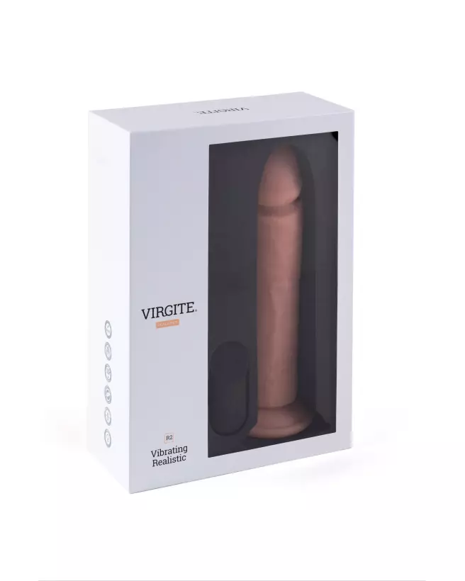 Image du VIBRATING REALISTIC R2 de Virgite, sextoy réaliste et vibrant-2