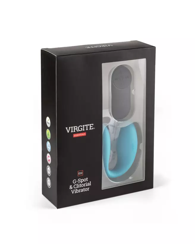 Image du Vibromasseur G-Spot Clitorial E12 Bleu de Virgite pour couples-2