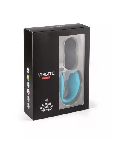 Image du Vibromasseur G-Spot Clitorial E12 Bleu de Virgite pour couples-2