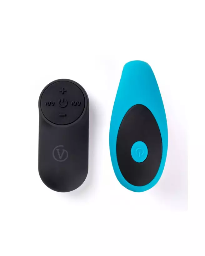 Image du Vibromasseur G-Spot Clitorial E12 Bleu de Virgite pour couples-3