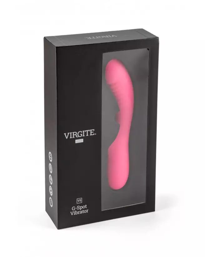 Image du Vibrateur G-SPOT V5 Rose de Virgite pour stimulation du point G-2