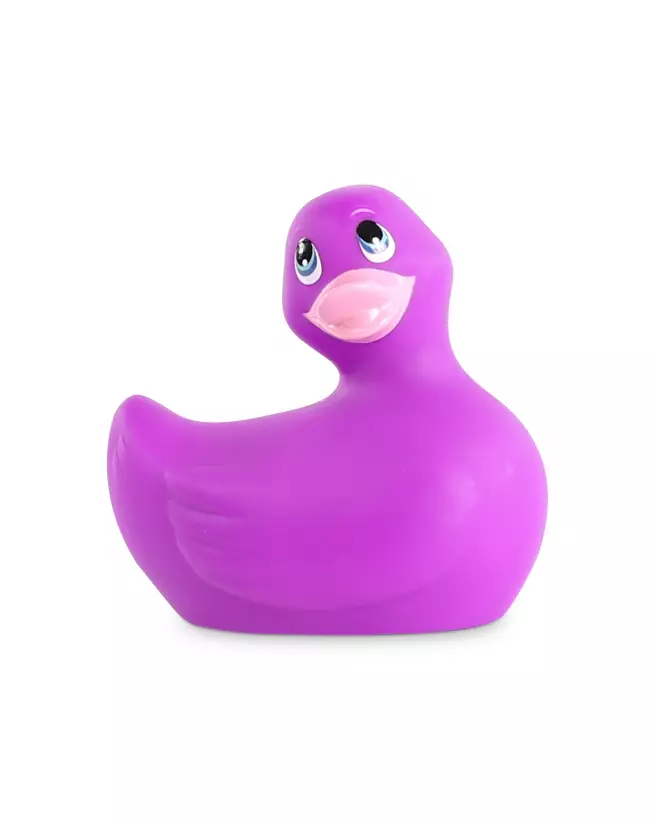 Canard vibrant I Rub My Duckie 2.0 Classic Mauve par Big Teaze Toys en action-1
