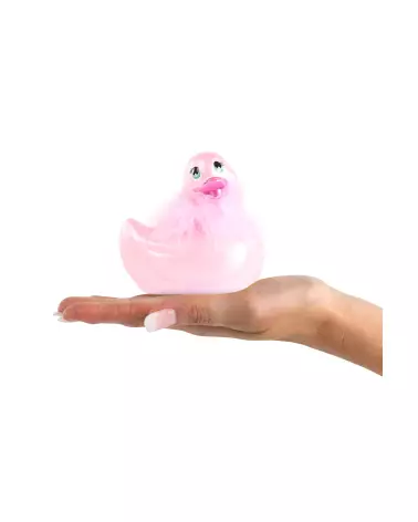 I Rub My Duckie 2.0 Paris Rose par Big Teaze Toys, canard vibrant rose élégant-3