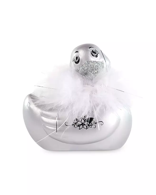 Canard vibrant I Rub My Duckie 2.0 Paris Argent de BIG TEAZE TOYS-1