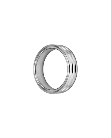 Image LOCKED THREE LINES RING 40 MM - Anneau Pénien de Haute Qualité-1