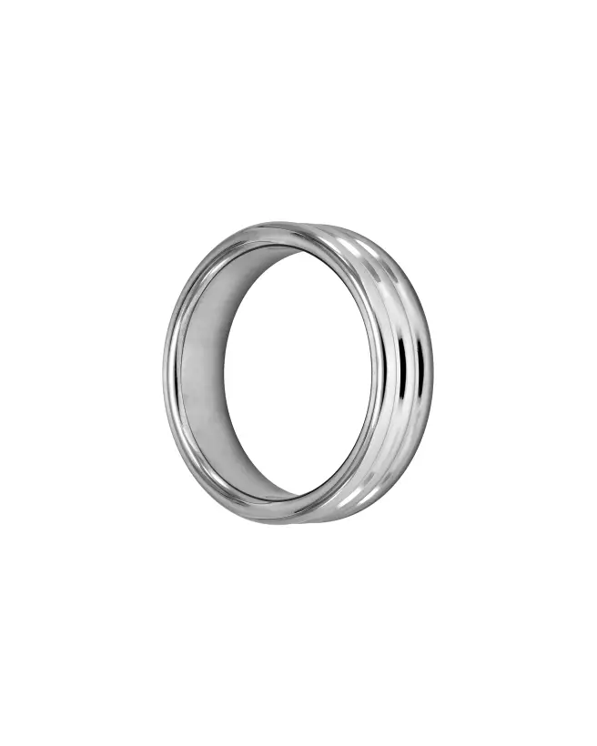 Cockring Locked Three Lines Ring 45 mm en acier inoxydable-1