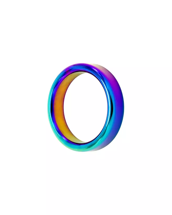 Cockring LOCKED RAINBOW 44 mm en couleurs arc-en-ciel-1
